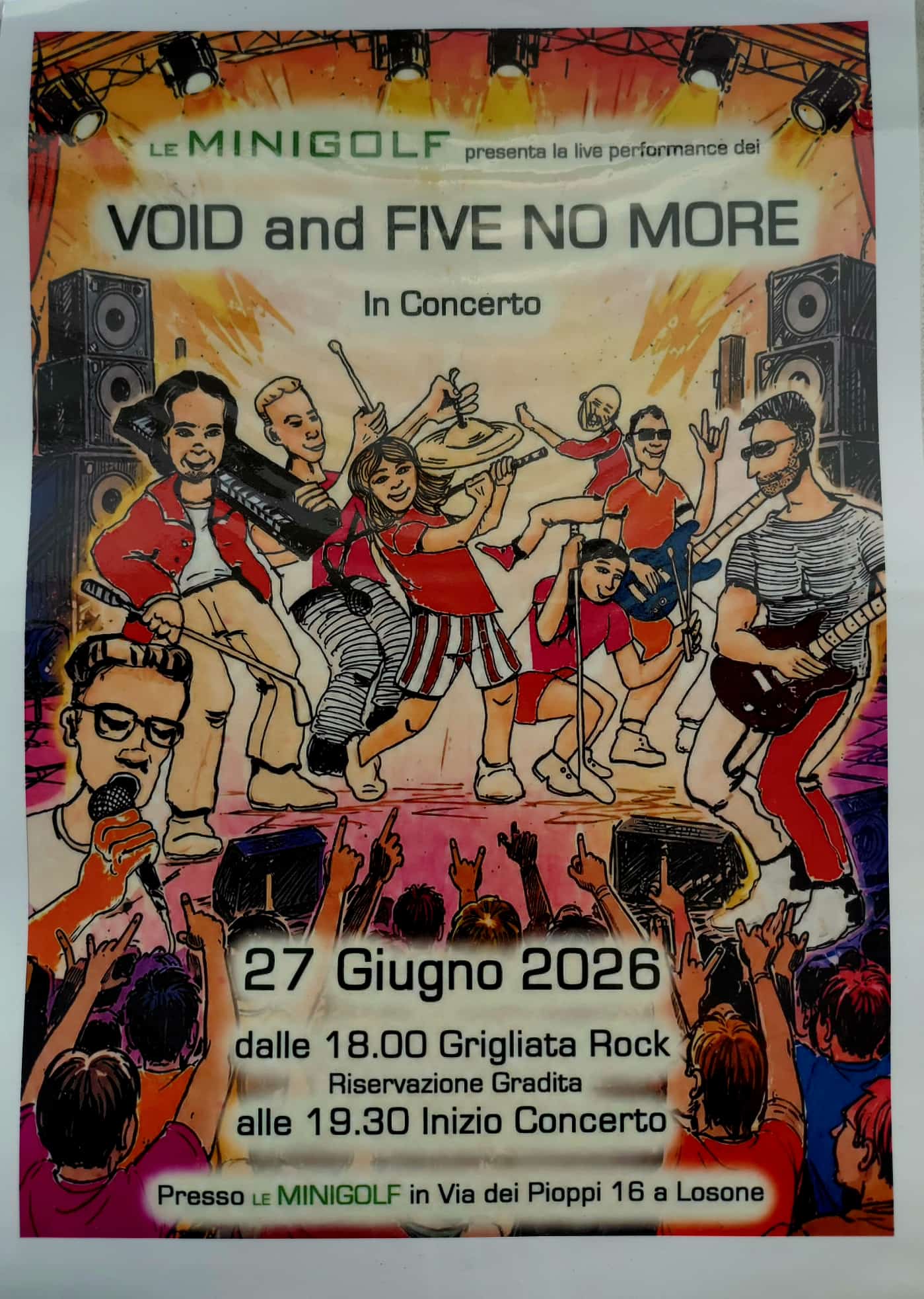 VOID and FIVE NO MORE in concerto